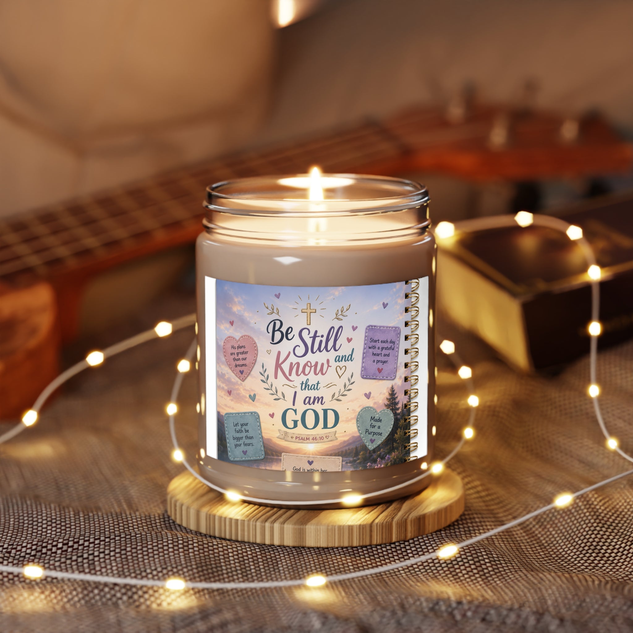 Be Still and Know I Am God 9oz Scented Soy Candle