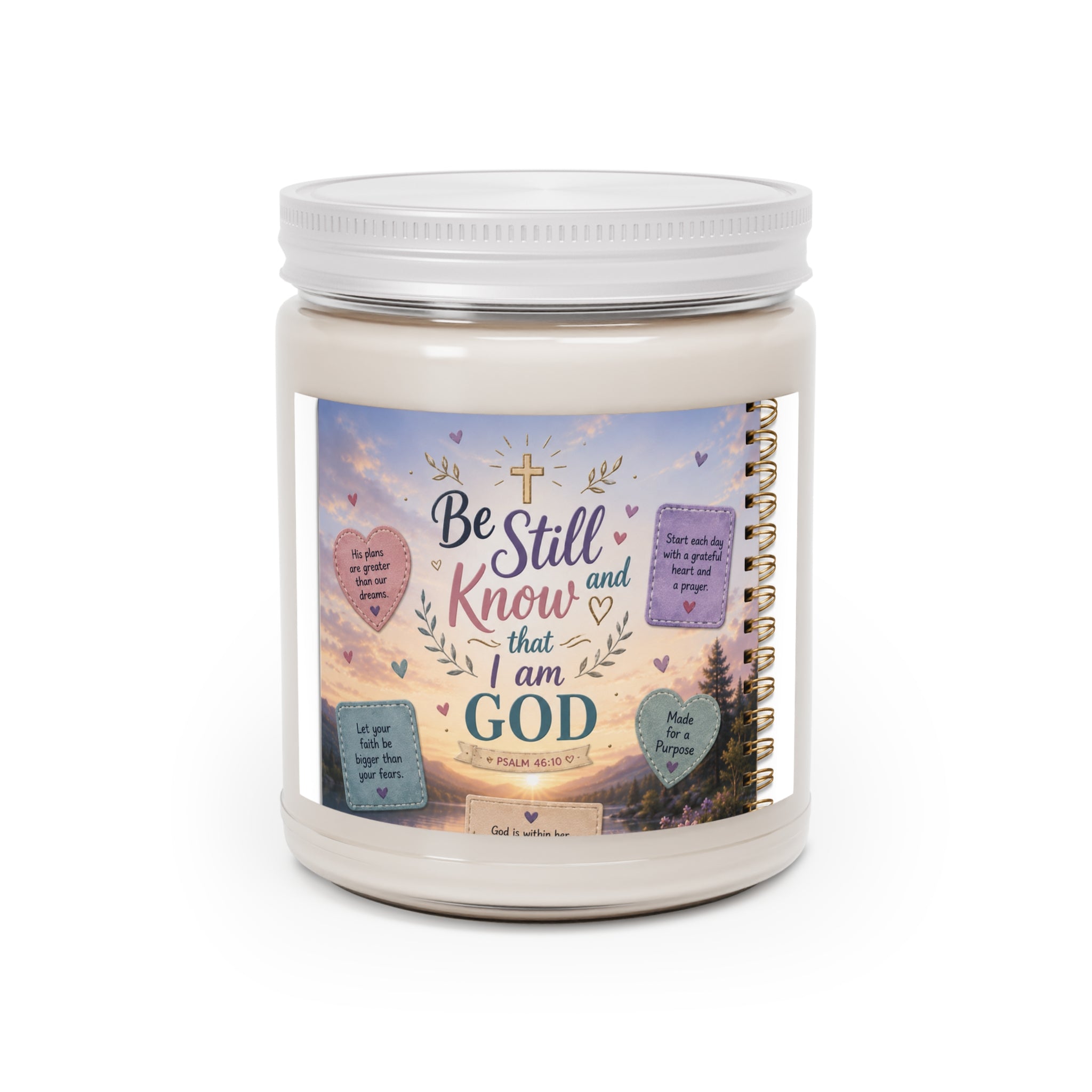 Be Still and Know I Am God 9oz Scented Soy Candle