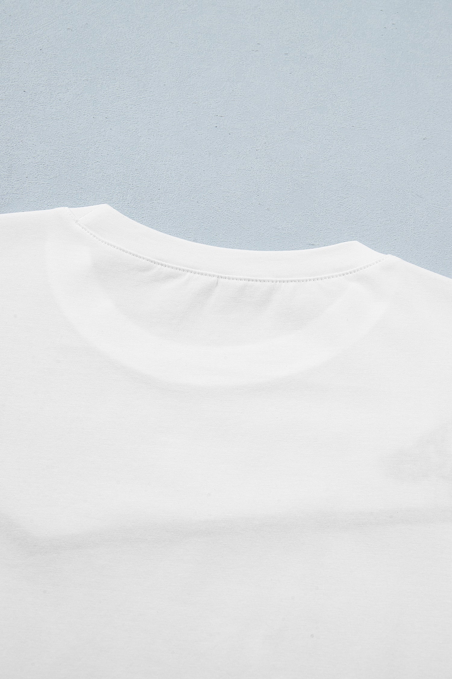 White Western Fashion Embroidered Casual Tee