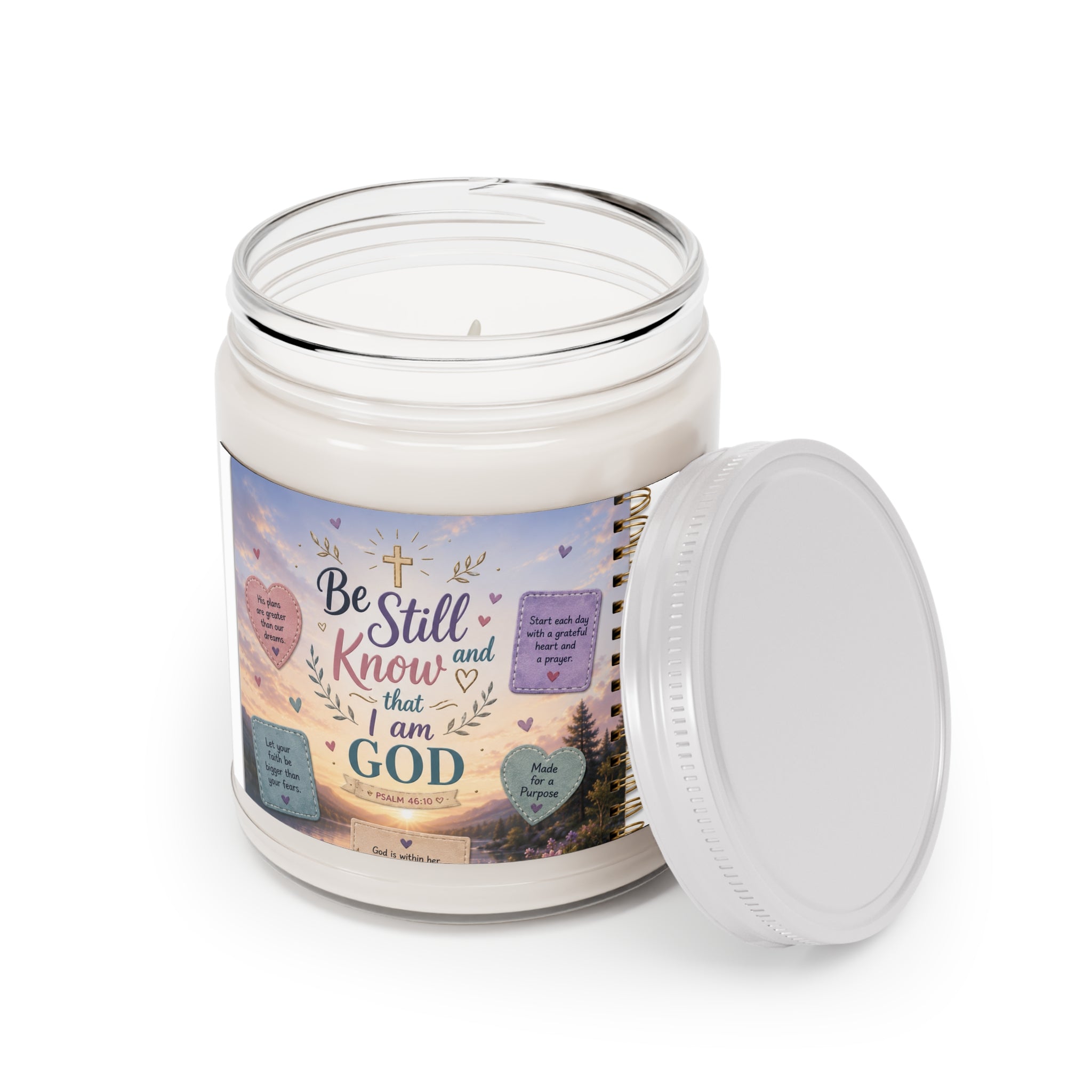 Be Still and Know I Am God 9oz Scented Soy Candle